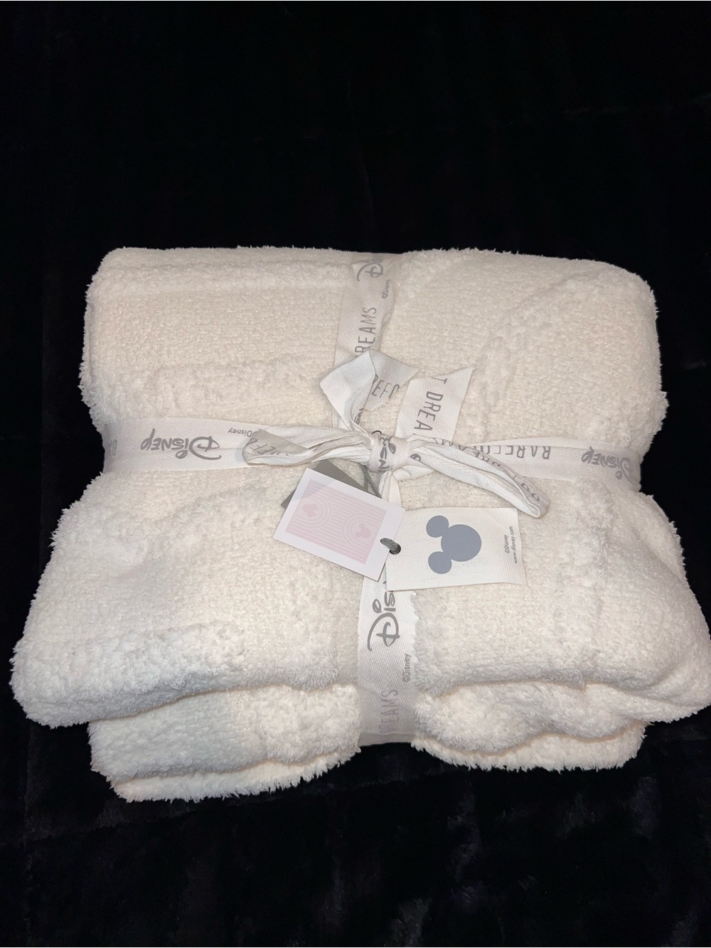 Disney Barefoot dreams Mickey blanket